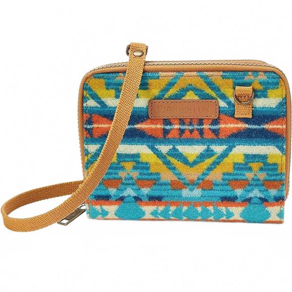 NEW PENDLETON women's alto mesa organizer crossbody bag in turquoise - Picture 1 of 5